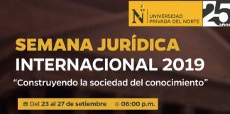 Facultad de Derecho UPN inicia su Semana Jurídica Internacional 2019