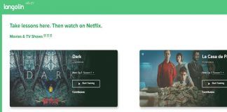 La aplicación web “Langolin” permite a los usuarios aprender idiomas mientras ves Netflix
