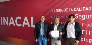 Entregan certificación a laboratorios de planta de tratamiento de agua potable de Chavimochic