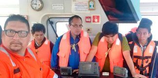 Estudiantes de Biología Pesquera de la UNT realizan prácticas de navegación costera en Salaverry