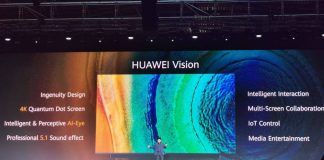 Huawei presenta su primer televisor Smart TV 4K que viene con Harmony OS