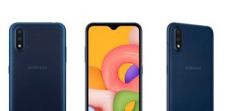 Samsung presenta el Galaxy A01 con doble cámara y 128 GB de almacenamiento