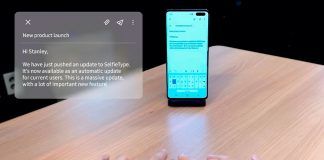 Samsung presenta oficialmente SelfieType su concepto de teclado invisible