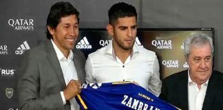 El peruano Carlos Zambrano es presentado oficialmente como nuevo jugador de Boca Juniors