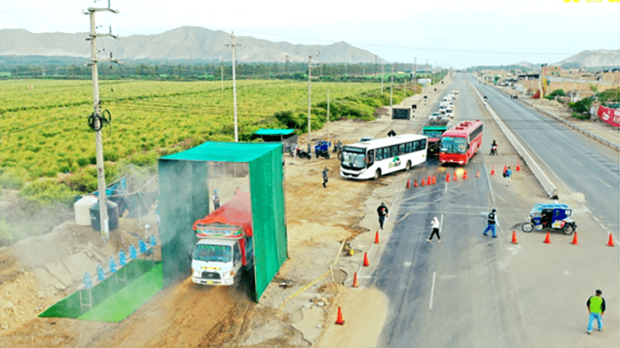 cerco-epidemiologico-instalados-8-porticos-desinfeccion-vehiculos-region