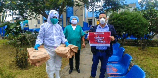 Día del Pollo a la Brasa: Agasajan a más de 400 heroes de la salud que combaten el Covid-19