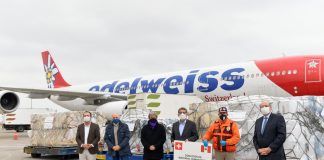 Suiza realizó importante donación de material médico y de protección personal