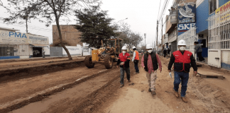 Trujillo: Reinician obras de reconstrucción de Av. Vallejo