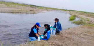ANA realiza diagnóstico de la calidad de los recursos hídricos superficiales en cuenca Jequetepeque