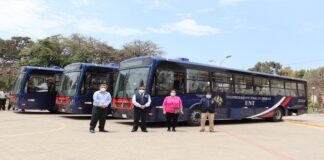 UNT adquiere buses urbanos para el transporte de estudiantes
