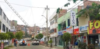 Interrupción del fluido eléctrico en El Porvenir se dio por caída de antena metálica