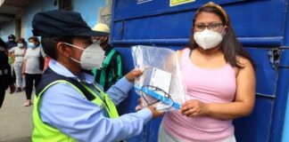 MPT continúa entrega gratuita de protectores faciales