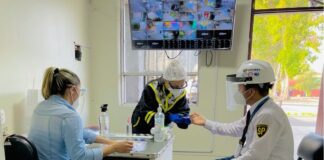 Empresa de vigilancia UNT realiza prevención anti Covid-19 a sus servidores