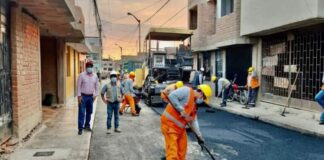 Inician trabajos de asfaltado en principales pistas de Laredo