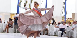 Club Libertad presentan a la reina de 62° Concurso Nacional y 12° Mundial de Marinera