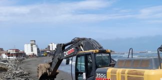 Trujillo: reforzarán 214 metros lineales de enrocado en el balneario de Huanchaco