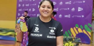 Pilar Jáuregui parabadmintonista peruana gana tres medallas de oro en Brasil