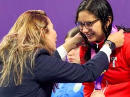 Nadadora trujillana Yasmin Silva logra medalla de bronce en Panamericanos Juniors en Paraguay