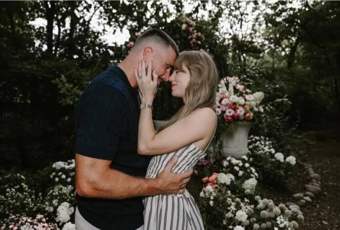 taylor-swift-y-travis-kelce-anuncian-su-compromiso-con-un-mensaje-lleno-de-humor-y-complicidad